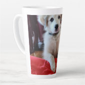 Tasse Latte Toutou heureux ! (Angle gauche)