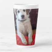 Tasse Latte Toutou heureux ! (Devant)