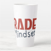 Tasse Latte Trader Mindset – Discipline, Focus, Trading Psycho (Devant)