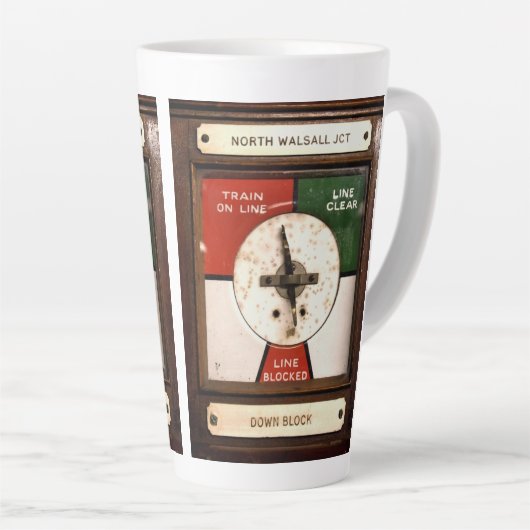 TASSE LATTE TRAIN STATIONS (Angle droit)