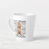 Tasse Latte Traits de chiens (Angle gauche)