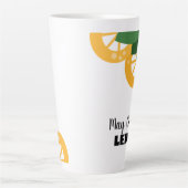 Tasse Latte Tranches de citron énormes peuvent contenir du cit (Devant)