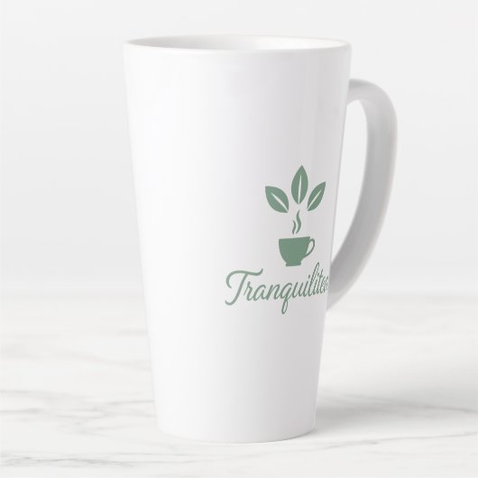 Tasse Latte Tranquilitea Amusante Thé Calme (Angle droit)