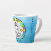 Tasse Latte Tranquillité et sérénité Médicaments pacifiques (Angle droit)