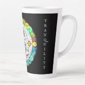 Tasse Latte Tranquillité et sérénité Méditation pacifique (Droite)
