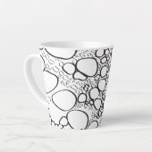 Tasse Latte Travail numérique Abstrait 10 (Angle gauche)