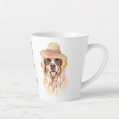 Tasse Latte Travailler dur pour mon Golden Retriever (Droite)