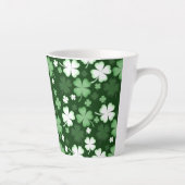Tasse Latte Trèfle vert, jour de la Saint-Patrick (Droite)