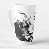 Tasse Latte Trêve d'automne au coeur (Angle gauche)