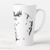 Tasse Latte Trêve d'automne au coeur (Droite)