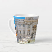 Tasse Latte Trevi fountain (Angle gauche)