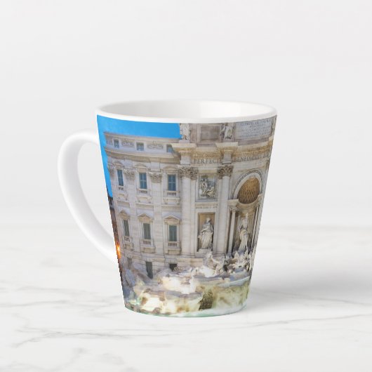 Tasse Latte Trevi fountain (Angle gauche)