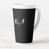 Tasse Latte Triathlon - Triathlon (Angle droit)