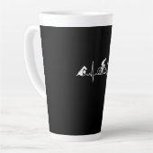Tasse Latte Triathlon - Triathlon (Angle gauche)