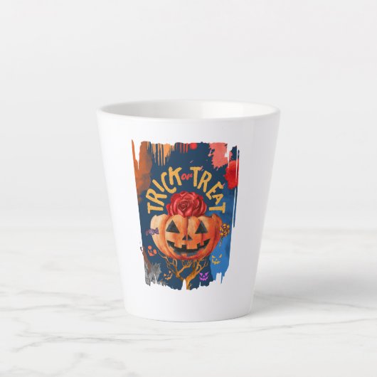Tasse Latte Trick or Treat (Devant)