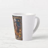 Tasse Latte Trick ou le traitement, Brave Halloween Costume Gi (Angle droit)