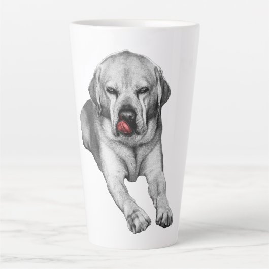 Tasse Latte Trickster d'automne avec un clic (Devant)