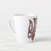 Tasse Latte Trident de l'emblème national ukrainien tryzub sty (Angle gauche)