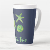Tasse Latte Trio exotique (Angle droit)