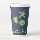 Tasse Latte Trio exotique (Devant)