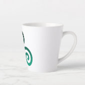 Tasse Latte Triskele vert (Droite)