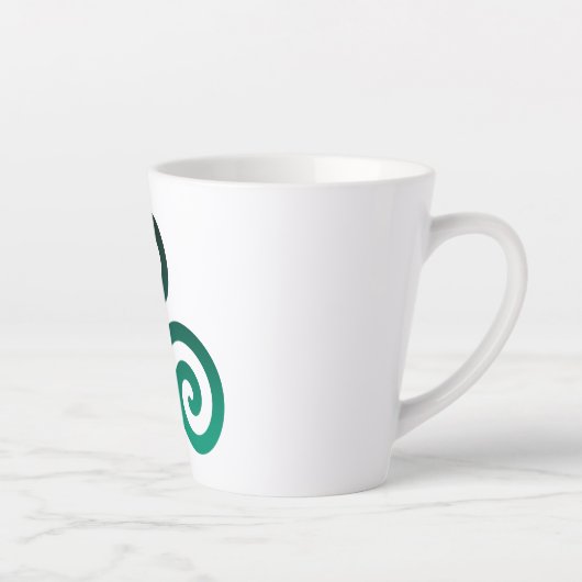 Tasse Latte Triskele vert (Droite)