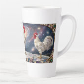 Tasse Latte Trois coqs blancs. (Droite)