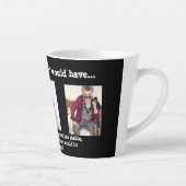 Tasse Latte Trois femmes sages et humoristiques à Noël (Droite)