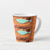 Tasse Latte Trois poissons Motif Thunder_Cove (Angle droit)