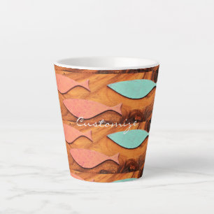 Tasse Latte Trois poissons Motif Thunder_Cove