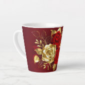 Tasse Latte Trois Roses de bijoux (Angle gauche)