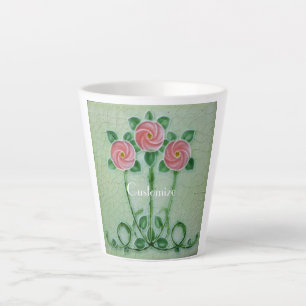Tasse Latte Trois roses roses Thunder_Cove
