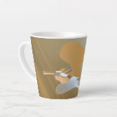 Tasse Latte Trompettes anges (Angle gauche)