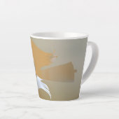 Tasse Latte Trompettes anges (Angle droit)