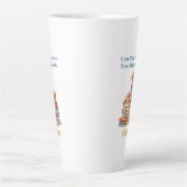 Tasse Latte Trop de livres ou de Chihuahuas (Devant)