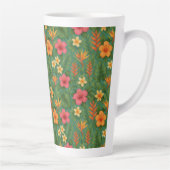 Tasse Latte Tropical/Hawaii patterned floral (Droite)