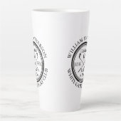 Tasse Latte Trou de golf en un seul classique personnalisé (Devant)