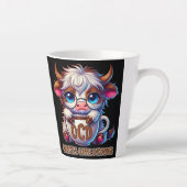 Tasse Latte Trouble de dépendance au café obsessionnel (Droite)