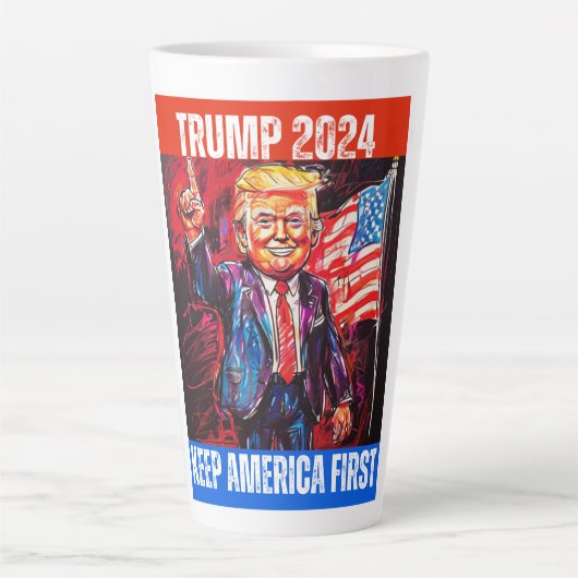 TASSE LATTE TRUMP 2024 (Devant)