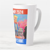 TASSE LATTE TRUMP 2024 DADDY'S HOME (Angle droit)
