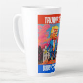 TASSE LATTE TRUMP 2024 DADDY'S HOME (Angle gauche)