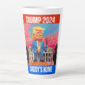 TASSE LATTE TRUMP 2024 DADDY'S HOME (Devant)