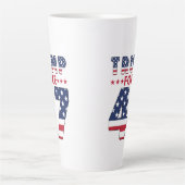Tasse Latte Trump Force 47 (Devant)