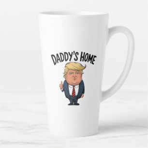 Tasse Latte Trump reprends l'Amérique Papa est à la maison