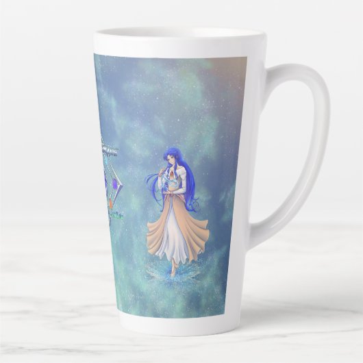 Tasse Latte TSDS : Justin Arisdale Couverture Art avec Miral (Droite)