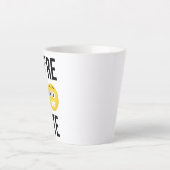 Tasse Latte Tu es en route (Devant)