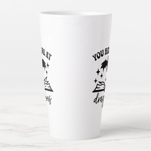 Tasse Latte Tu m'as eu à Dragons (Devant)