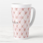 Tasse Latte Tubes en or rose (Angle droit)
