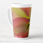 Tasse Latte Tulipe en latte rose et jaune (Angle gauche)