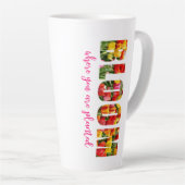 Tasse Latte Tulipe inspirante (Angle droit)